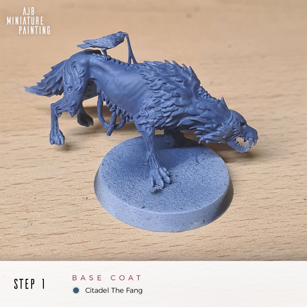 Step-by-step Guide: Painting Soulblight Dire Wolves